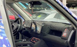 BYD pickup truck inside shows